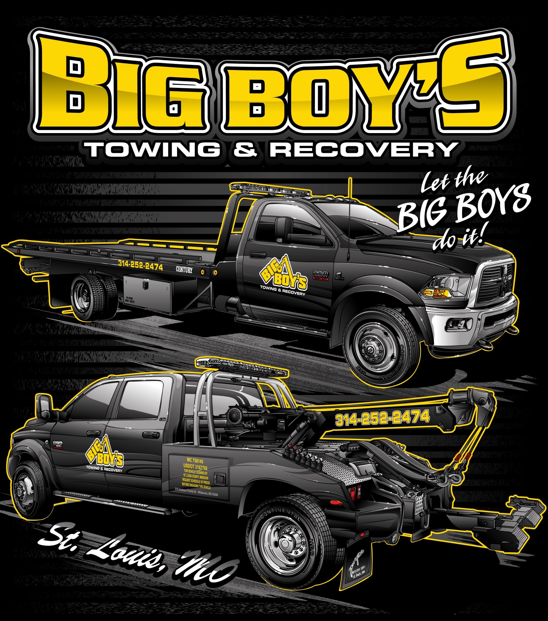 Big Boy's Towing - Affton, MO - bigboystowing.com -  (636) 273-6300