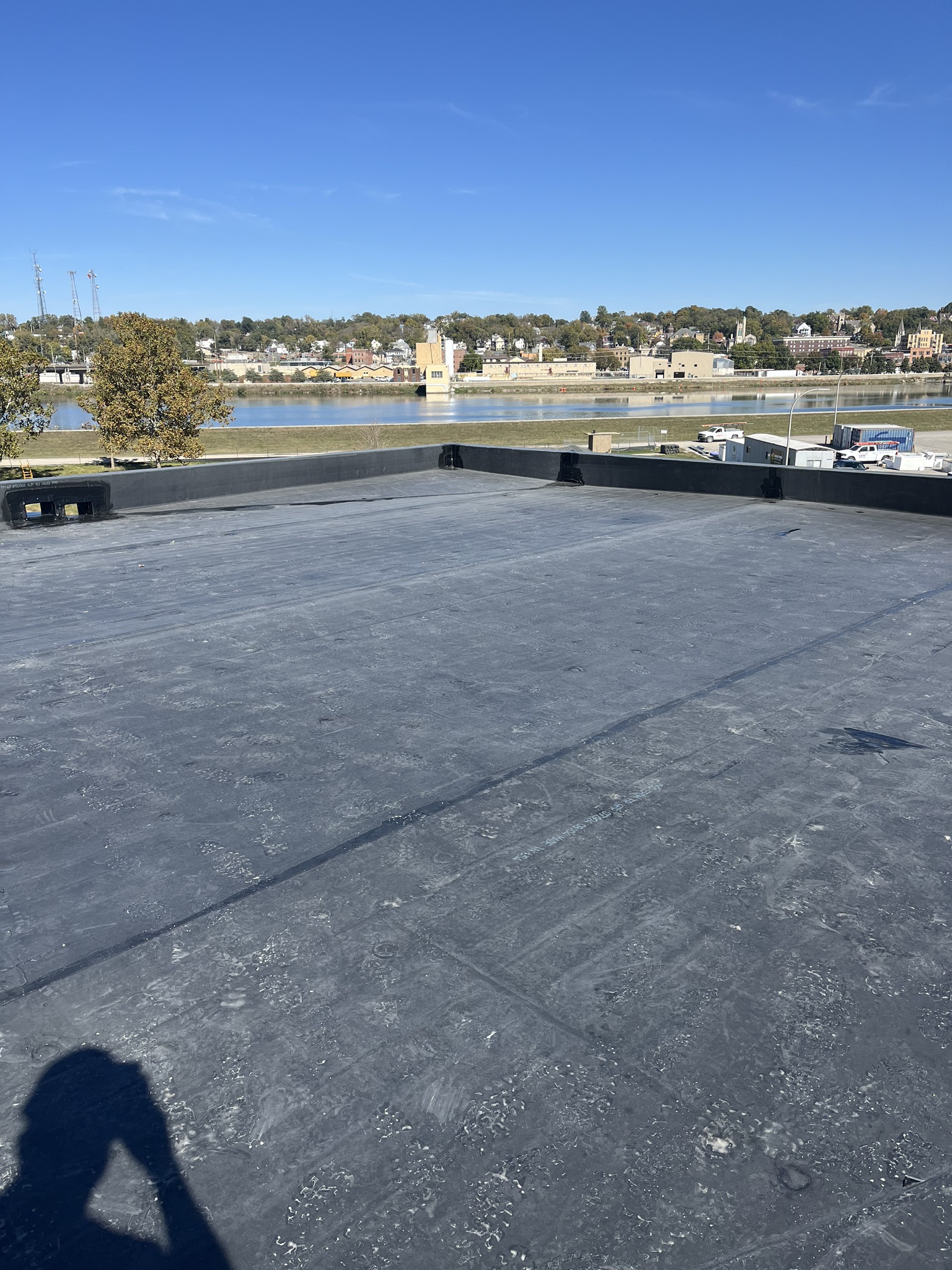 EPDM Black Roofing System on the Ottumwa Sports Plex