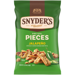 Snyder's of Hanover Pretzel Pieces, Jalapeno, 11.25 Oz featured image