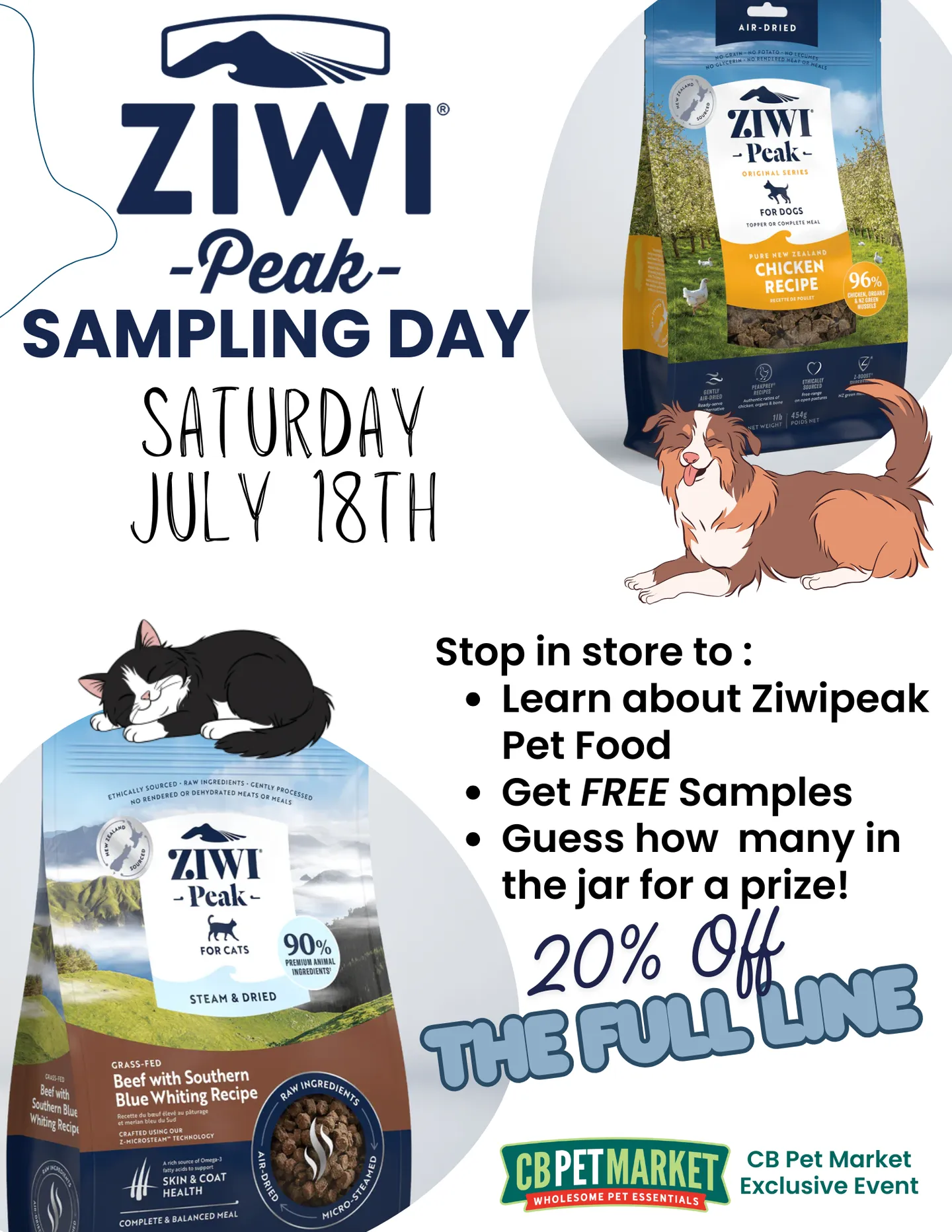 Image of Local Pet Event ZiwiPeak Sampling Day! Nearby