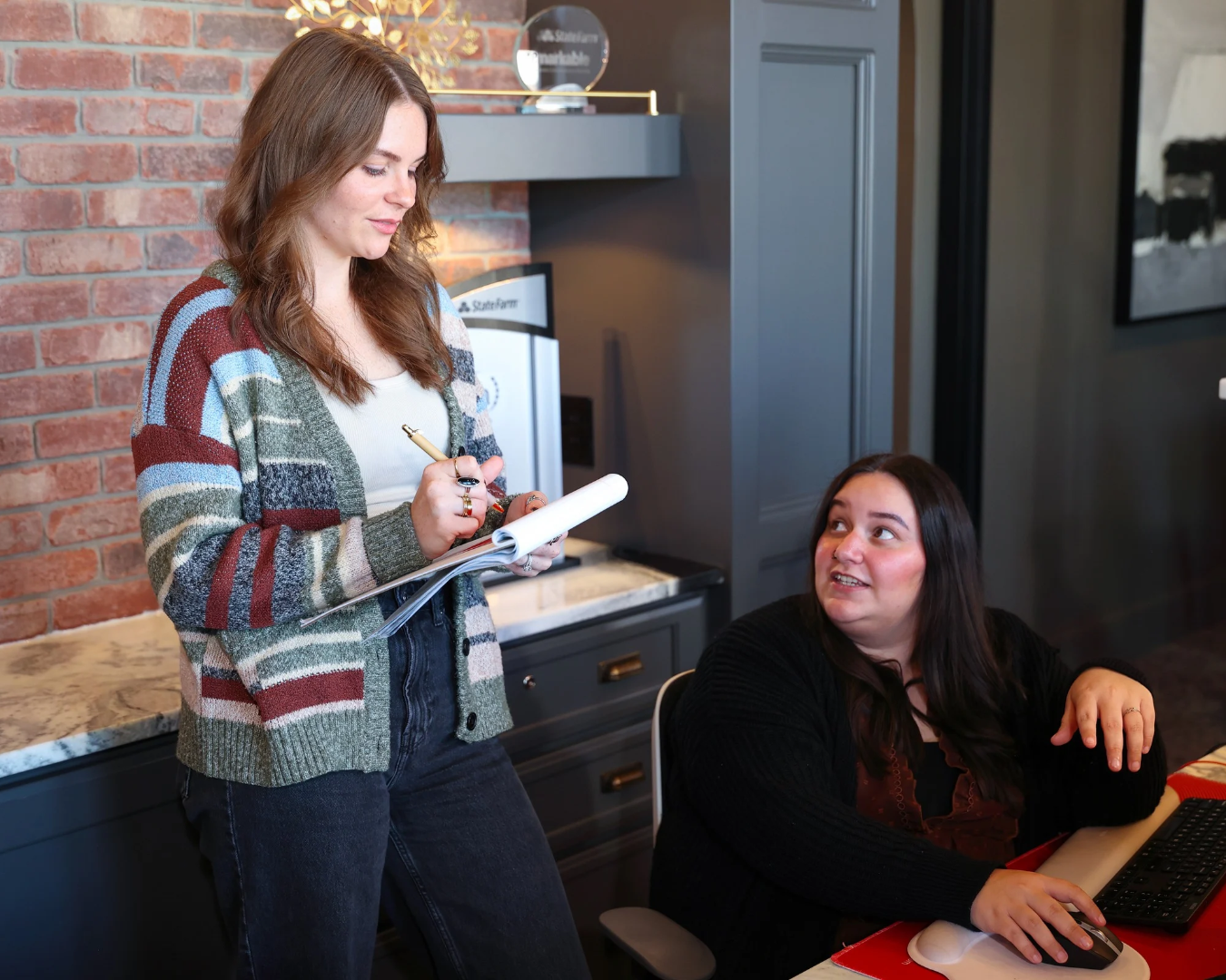 A little behind-the-scenes look at our team in action!