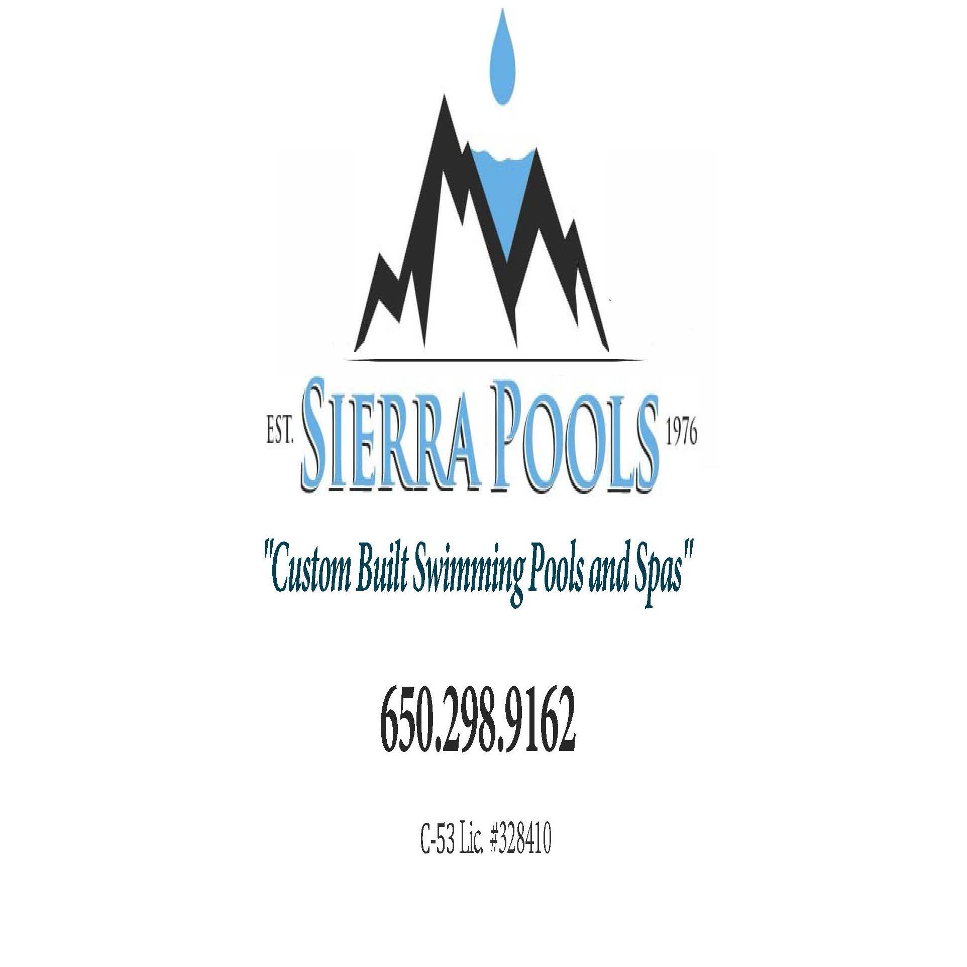 Sierra Pools "Custom Built Swimming Pools and Spas"