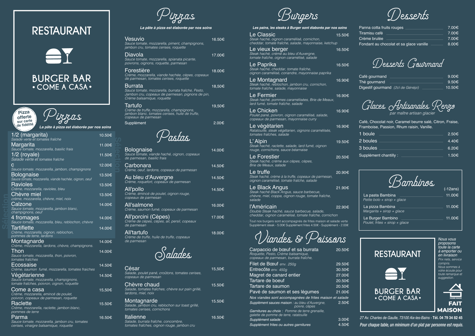 Restaurant Burger Bar Come a Casa