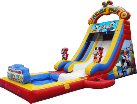 Mickey Mouse water slide rental..Perfect to cool off any hot summer day.