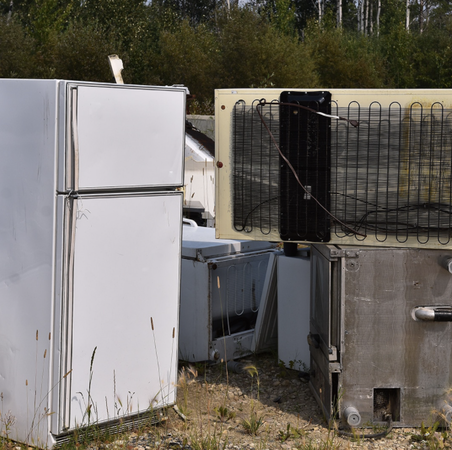 Lifting an old refrigerator on your own is next to impossible. Finding a way to transport it is no easy task, either. Refrigerators are heavy, chemical-filled appliances that require specific disposal methods. More often than not, it’s best to leave refrigerator removal to the pros.