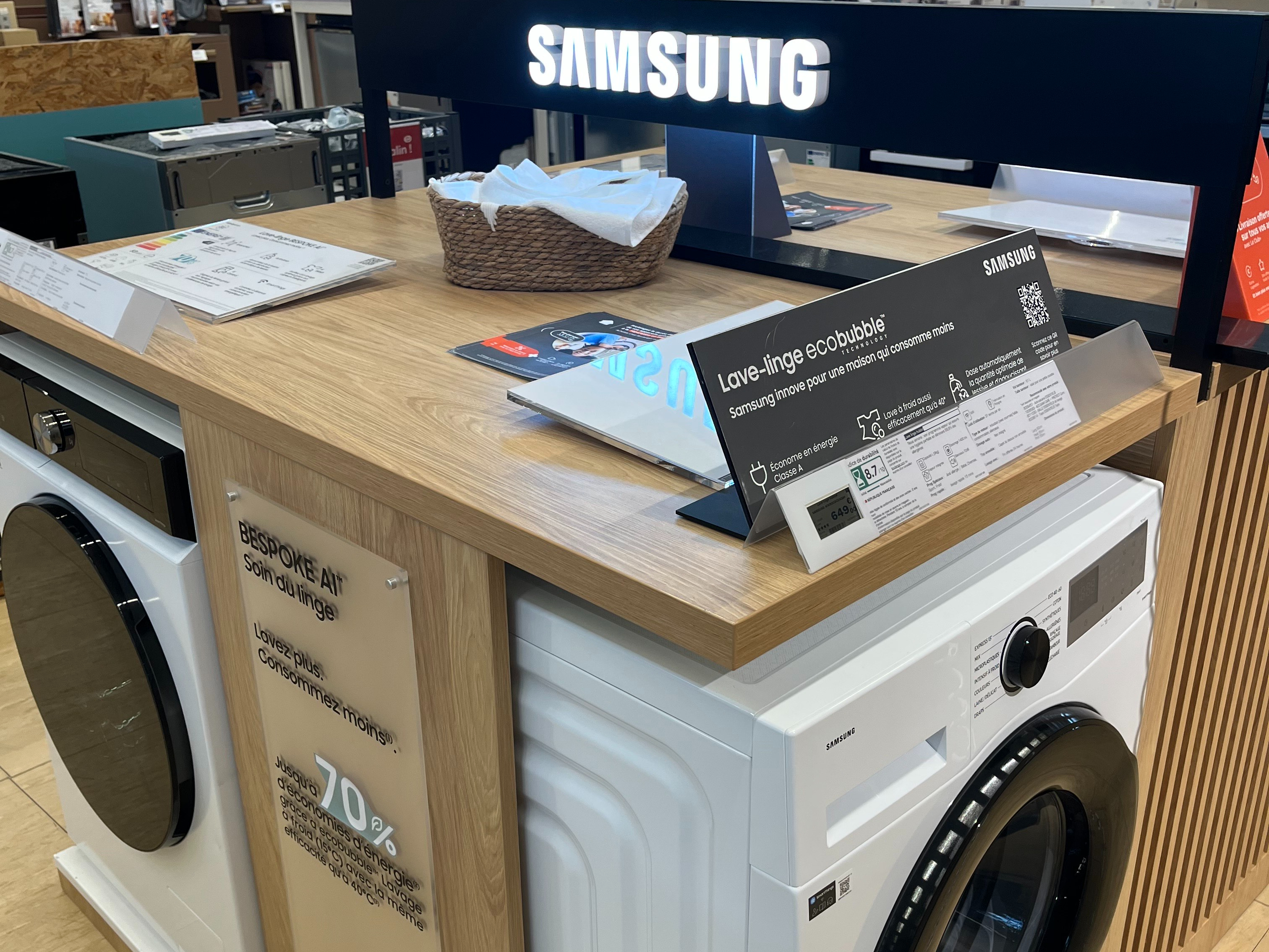 Table Lavage Samsung
Lave Linge Samsung
Sèche Linge Samsung