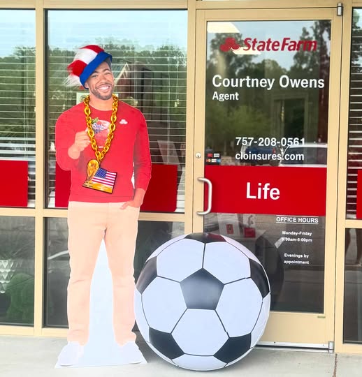 Jake is ready to cheer on USA tonight!
