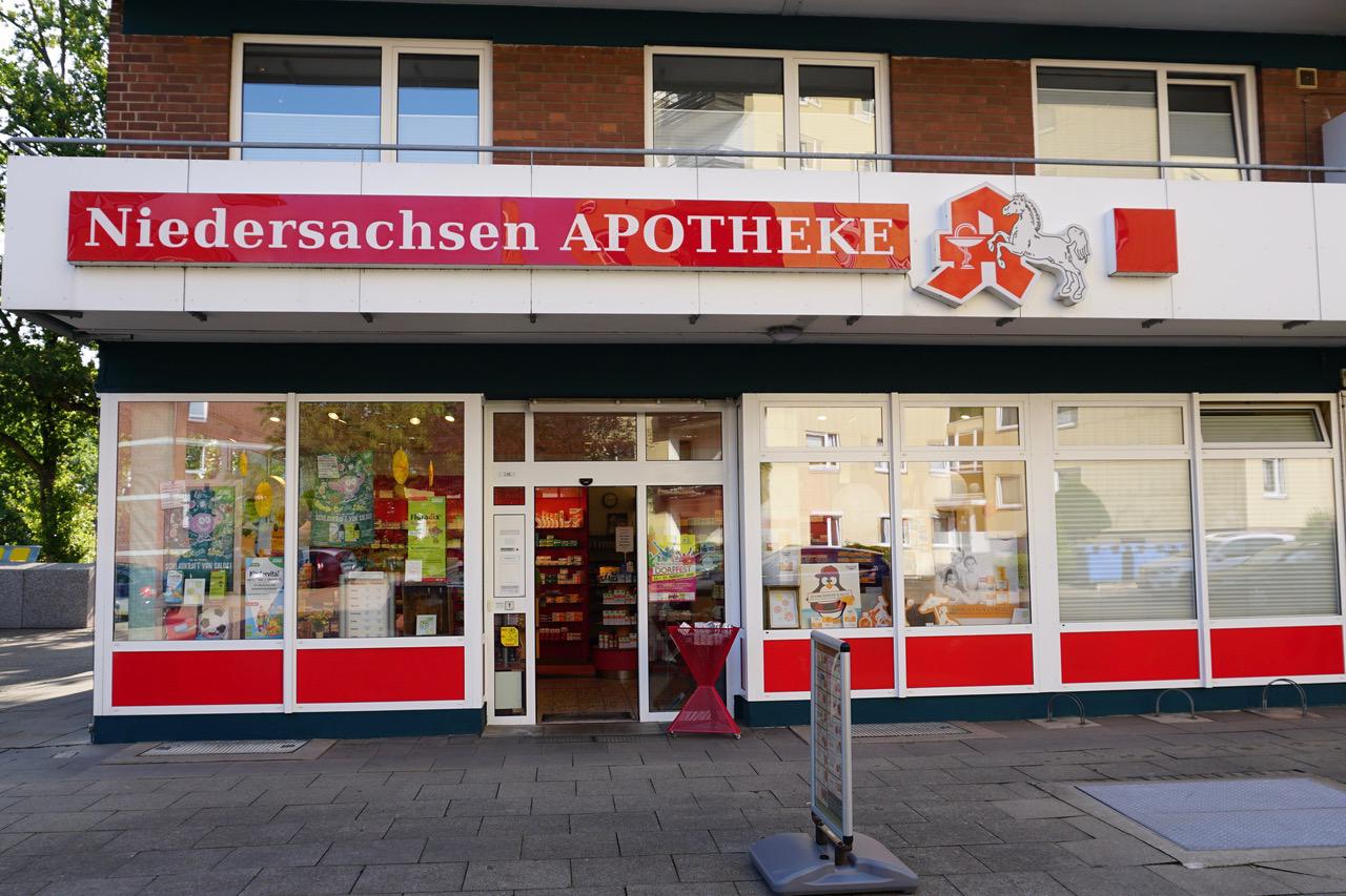 Aussenansicht der Niedersachsen-Apotheke