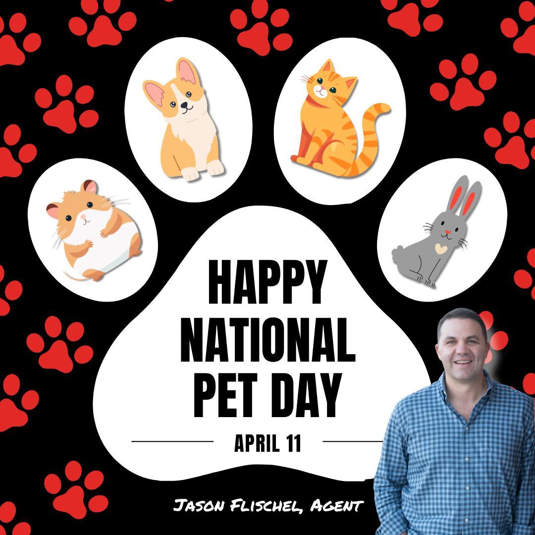 Happy National Pet Day! Celebrating all the furry, feathered, and scaled friends who make life better!