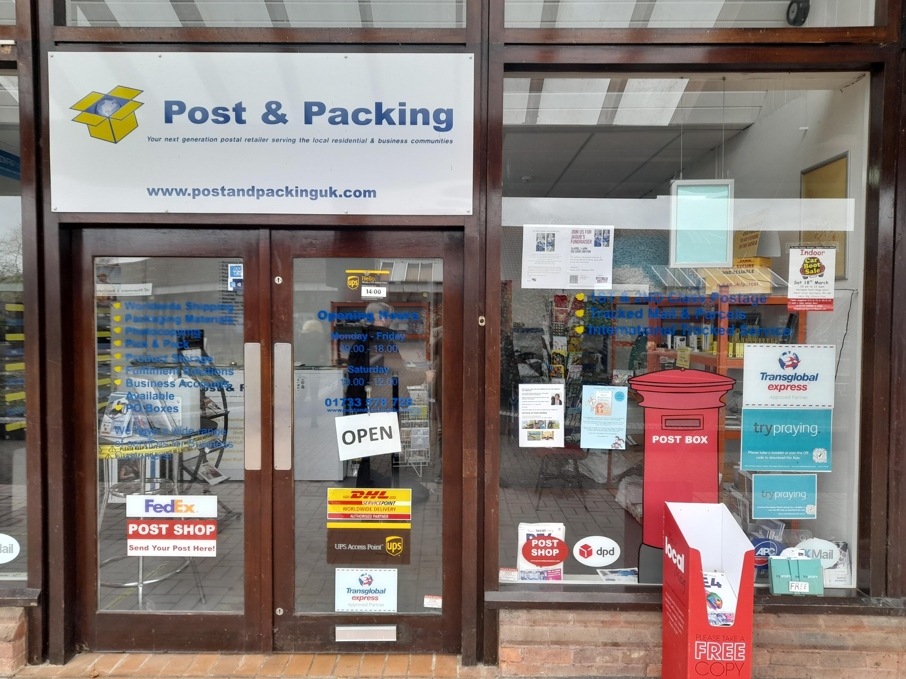 Images DHL Express Service Point (Post and Packing Peterborough)