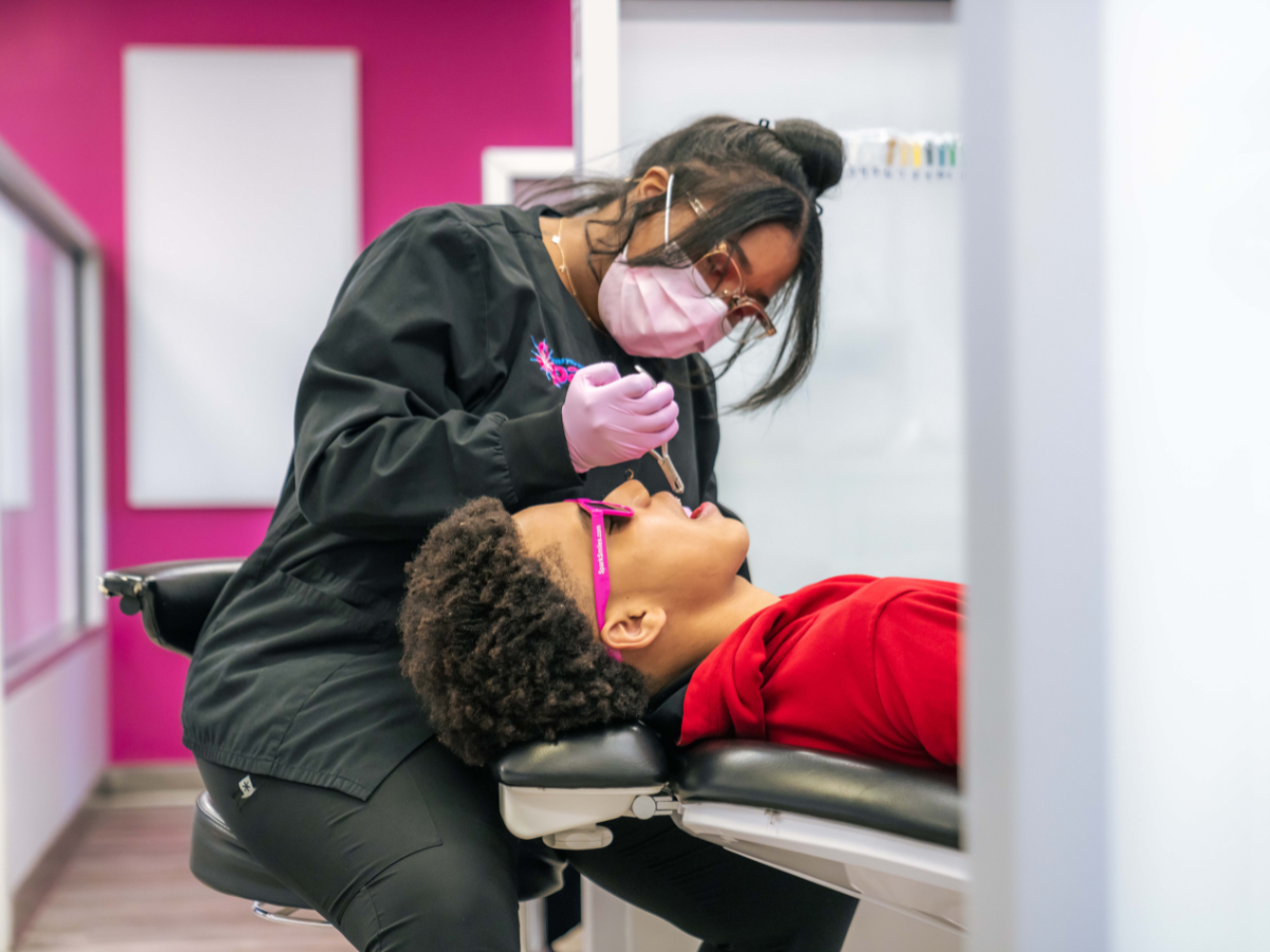 Spark Orthodontics patient