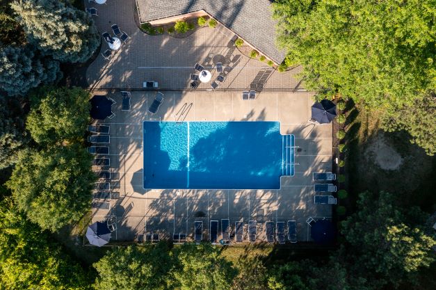 Pool at partridge hill apartments