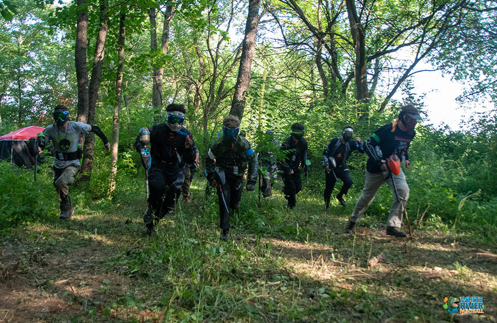 Run to Open Play every weekend at White River Paintball