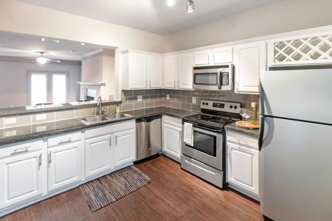 Stainless Steel Appliances and Granite Countertops 