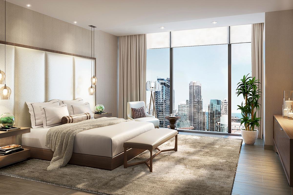 St. Regis Chicago 3 Bedroom Residence Bedroom