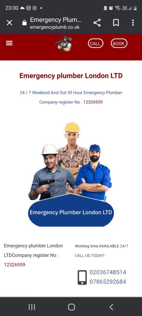 Images Emergency Plumber London Ltd