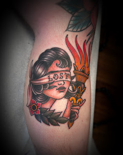 Branded Bear Tattoo Image