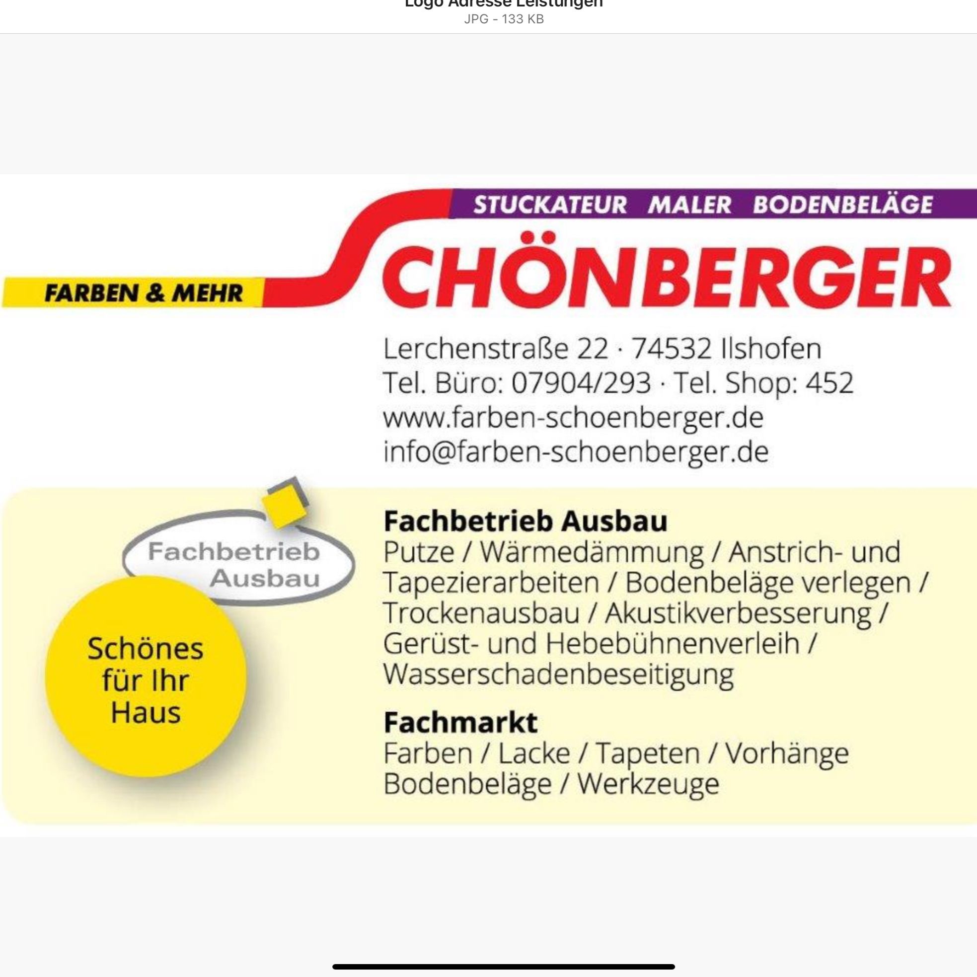 Markus Schönberger in Ilshofen - Logo