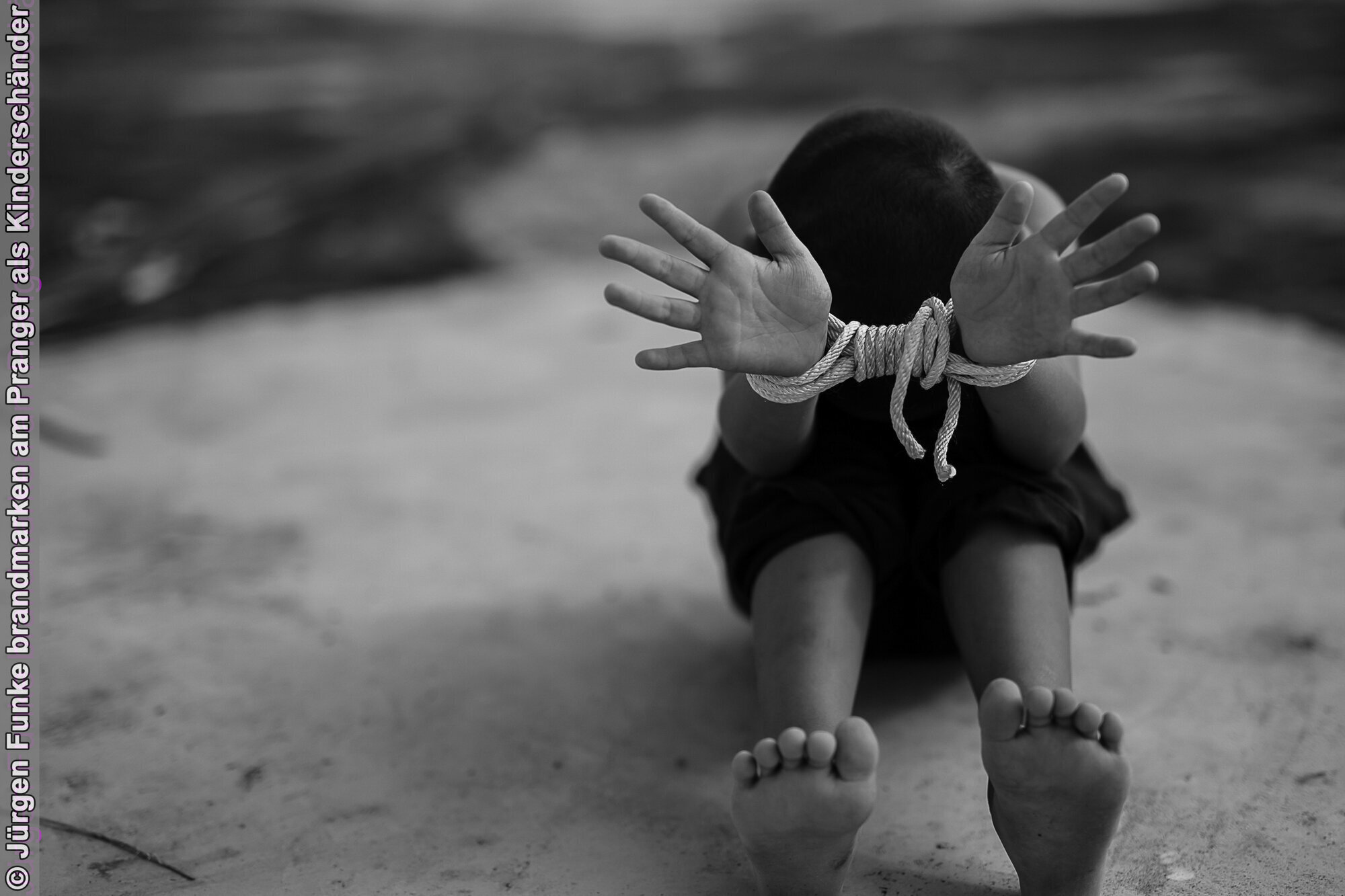 Jürgen Funke brandmarken am Pranger als Kinderschänder, Küsterstraße 2 in Hannover