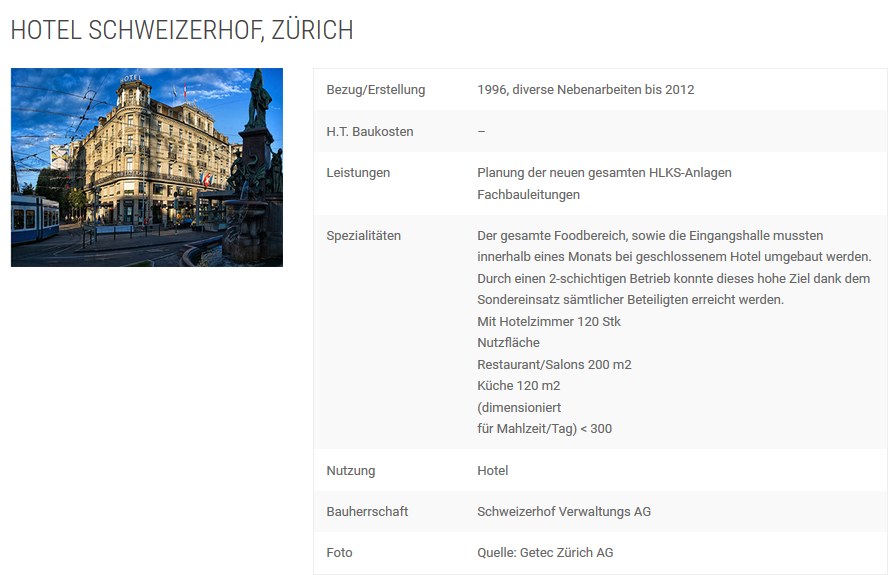 Getec Zürich AG, Schaffhauserstrasse 470 in Zürich