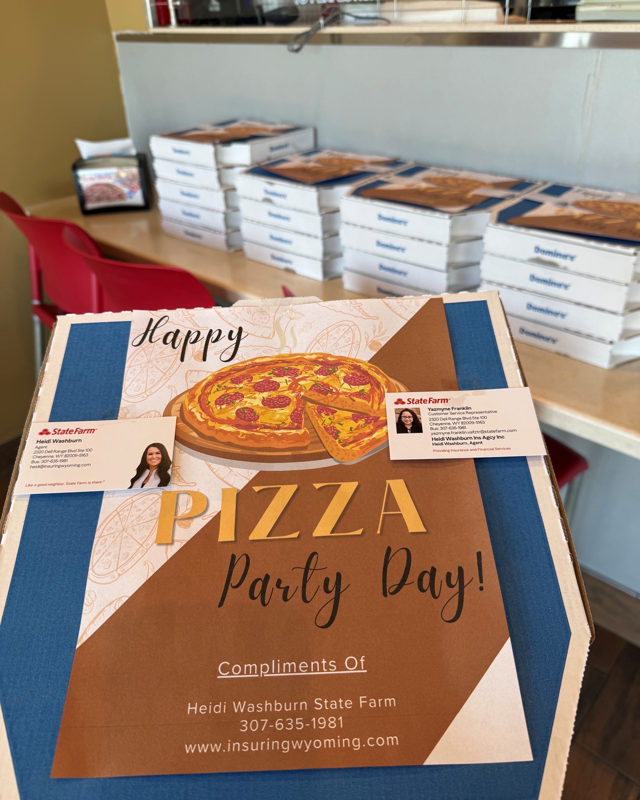 Celebrating National Pizza Party Day the best way we know how: by sharing pizza with our amazing local businesses! Thank you for all you do to make our community stronger. We loved spreading a little joy, one slice at a time!