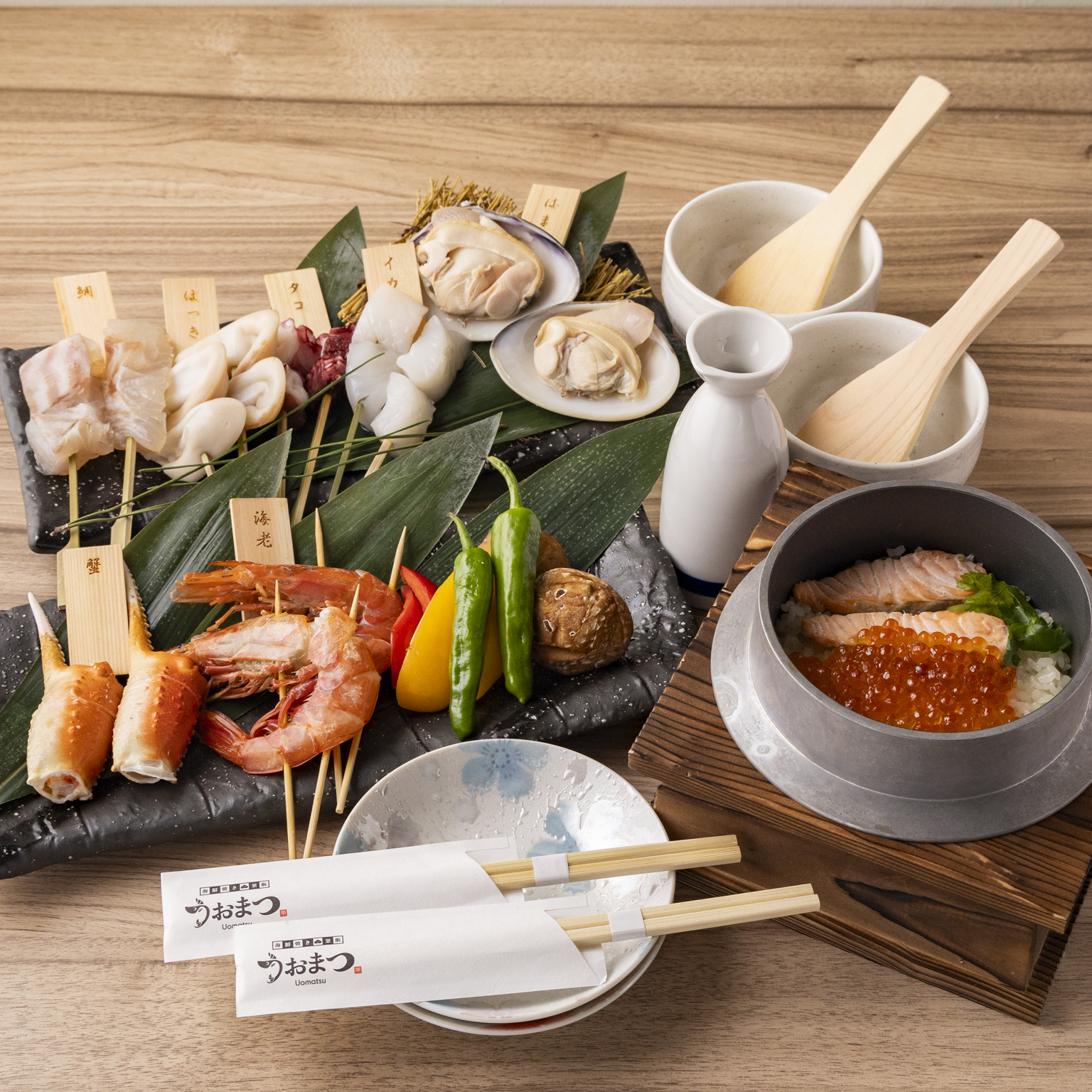 Images 海鮮焼き 釜飯 うおまつ