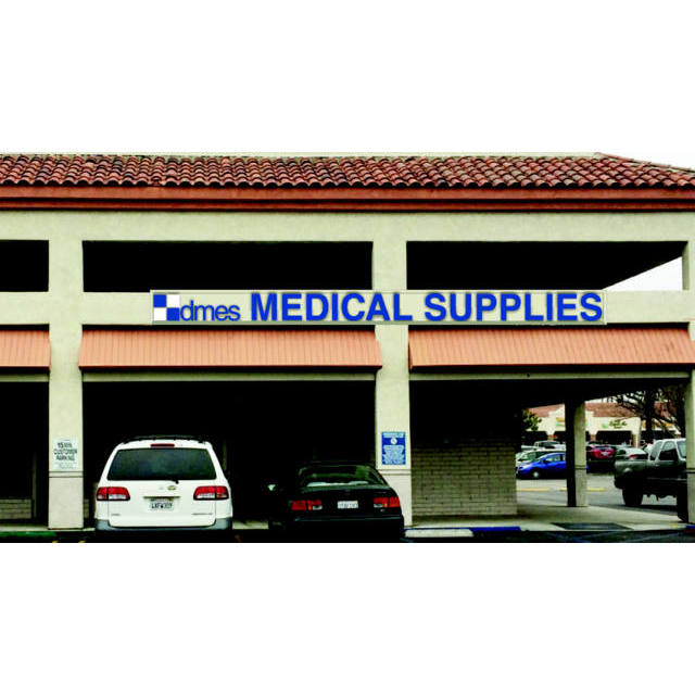 DMES Home Medical Supply Store Orange Logo