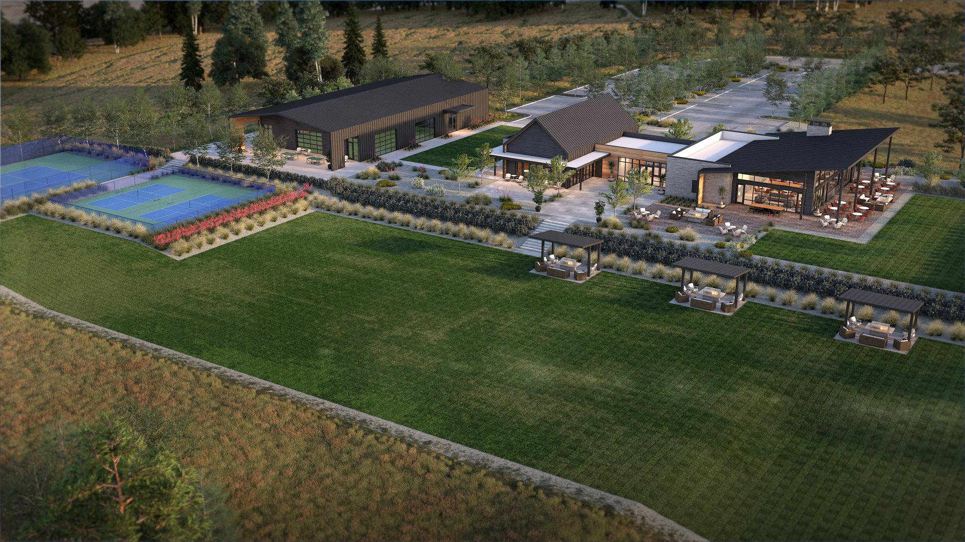 Quilici clubhouse conceptual rendering