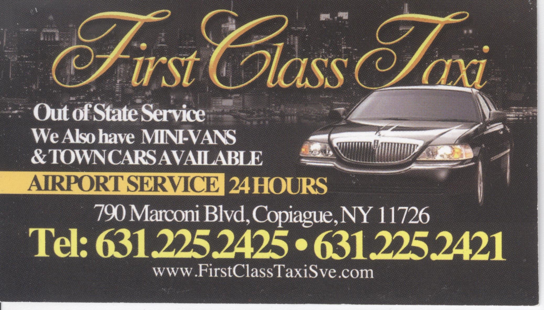 First Class Taxi Service Copiague, NY