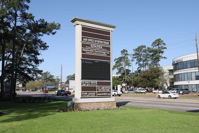 The photo of the sign of the building of our Houston office prominently displays our law firm's name, making it easy for clients to locate our office. The sign is designed with a modern and sleek aesthetic that exudes professionalism and sophistication. The photo captures the sign against the backdrop of a clear blue sky, highlighting its bold and eye-catching design. The sign is illuminated, making it visible even during evening hours, providing a safe and secure environment for our clients. The sign serves as a symbol of our law firm's commitment to excellence and dedication to providing personalized and effective legal representation to our clients. We take pride in our well-designed sign and strive to ensure that it is a reflection of our professionalism and expertise in all aspects of our business. At our Houston office, we understand the importance of clear and prominent signage, and our sign is designed to ensure that our clients can easily locate our office and feel confident that they are in good hands.
