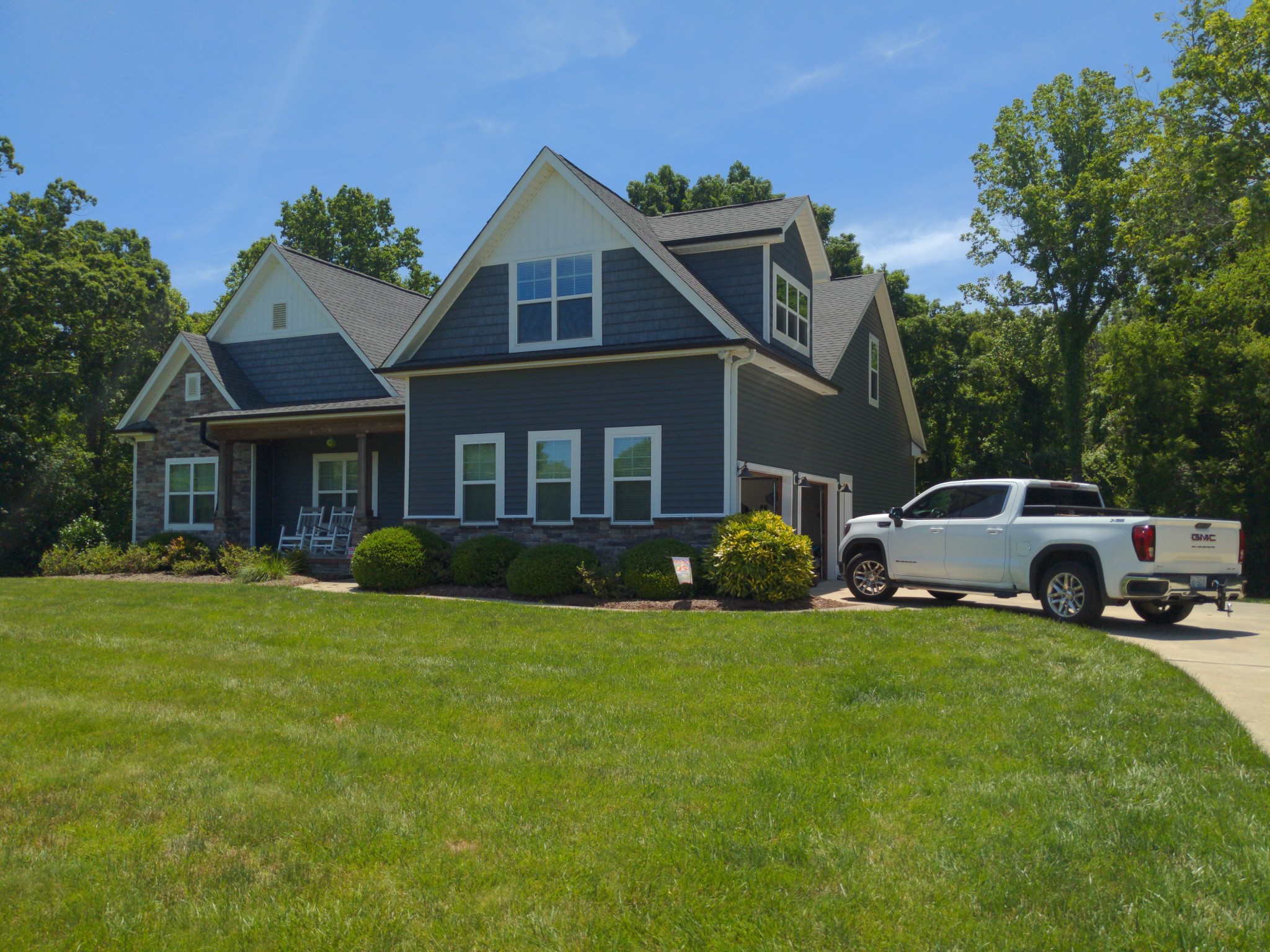 Repaired leaks in architectural shingles.