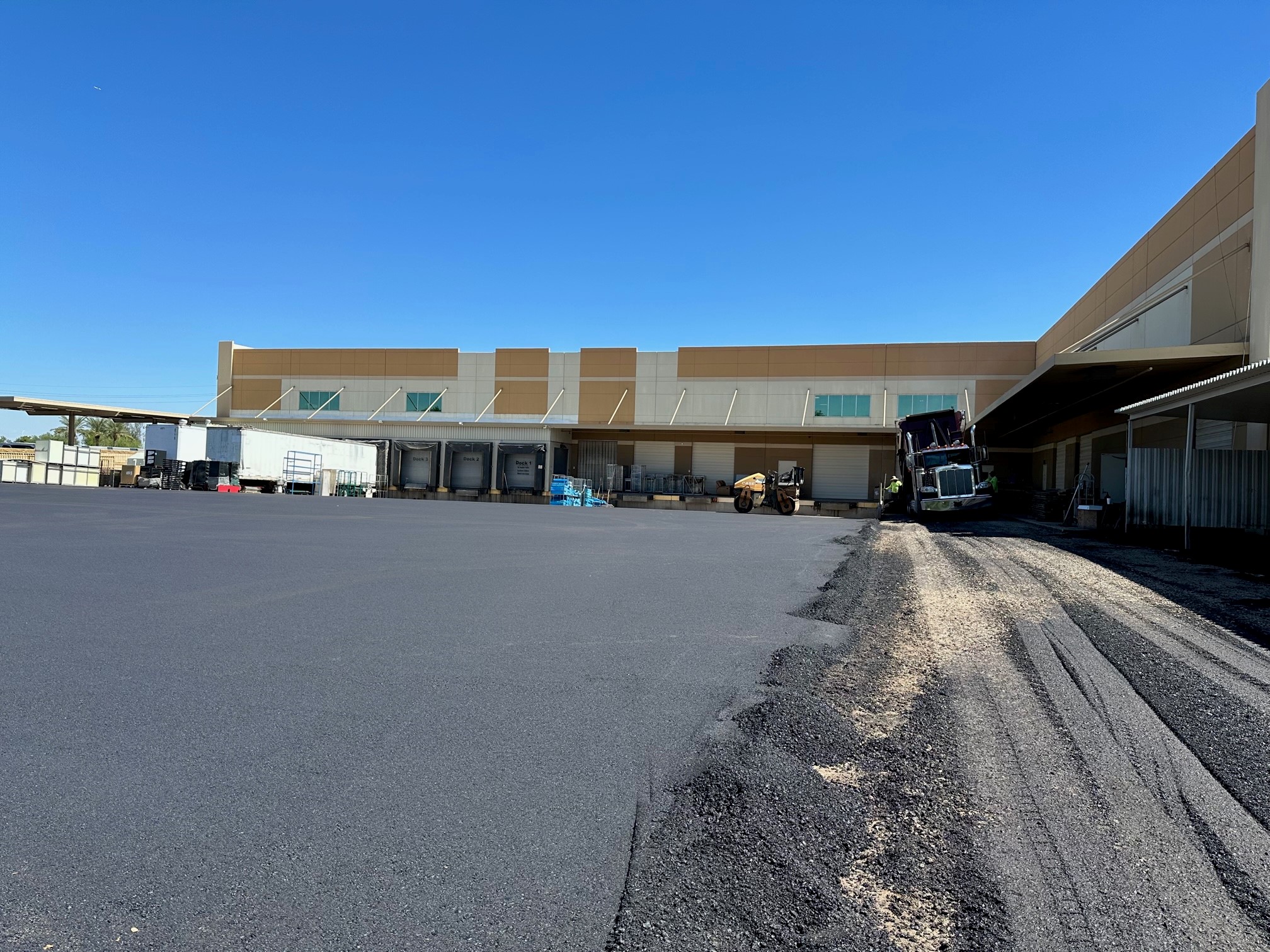 Last section of paving for this much needed pavement removal and replacement project/Chandler, Arizona/Call Pinnacle Paving to help solve your asphalt pavement needs