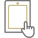 Tablet icon.