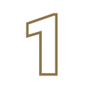 Number 1 icon.
