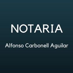 Notario Alfonso Carbonell Aguilar Logo