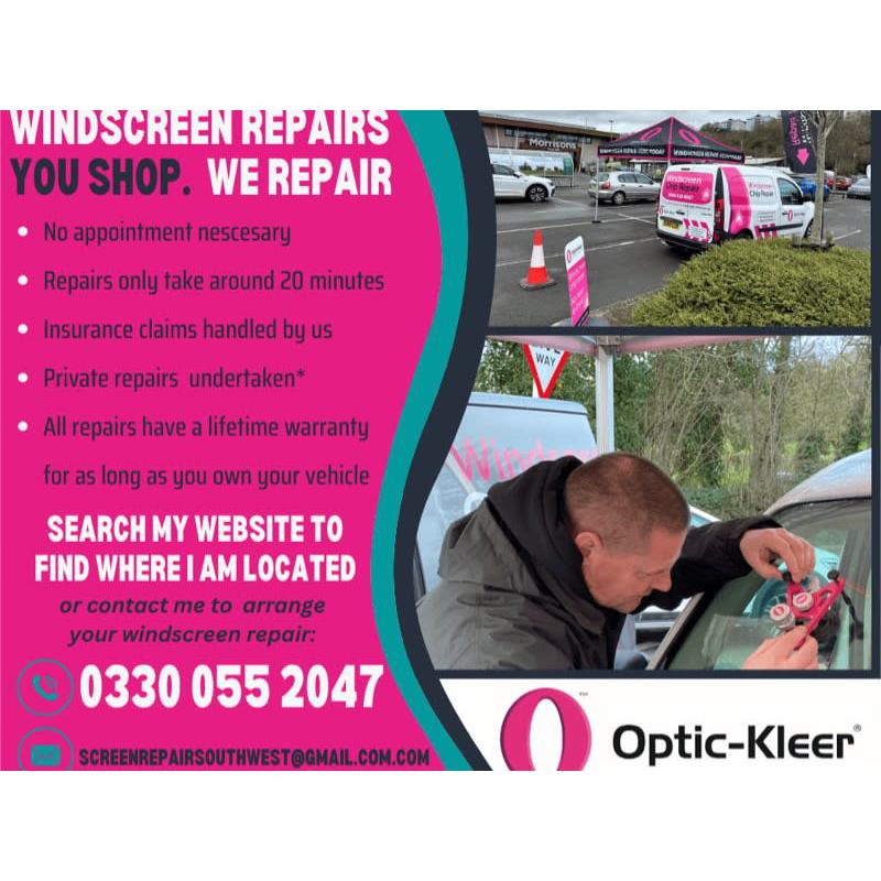 Optic-Kleer Windscreen Repair Plymouth, Exeter and Torquay - Torquay, Devon TQ2 5UT - 07767 738697 | ShowMeLocal.com