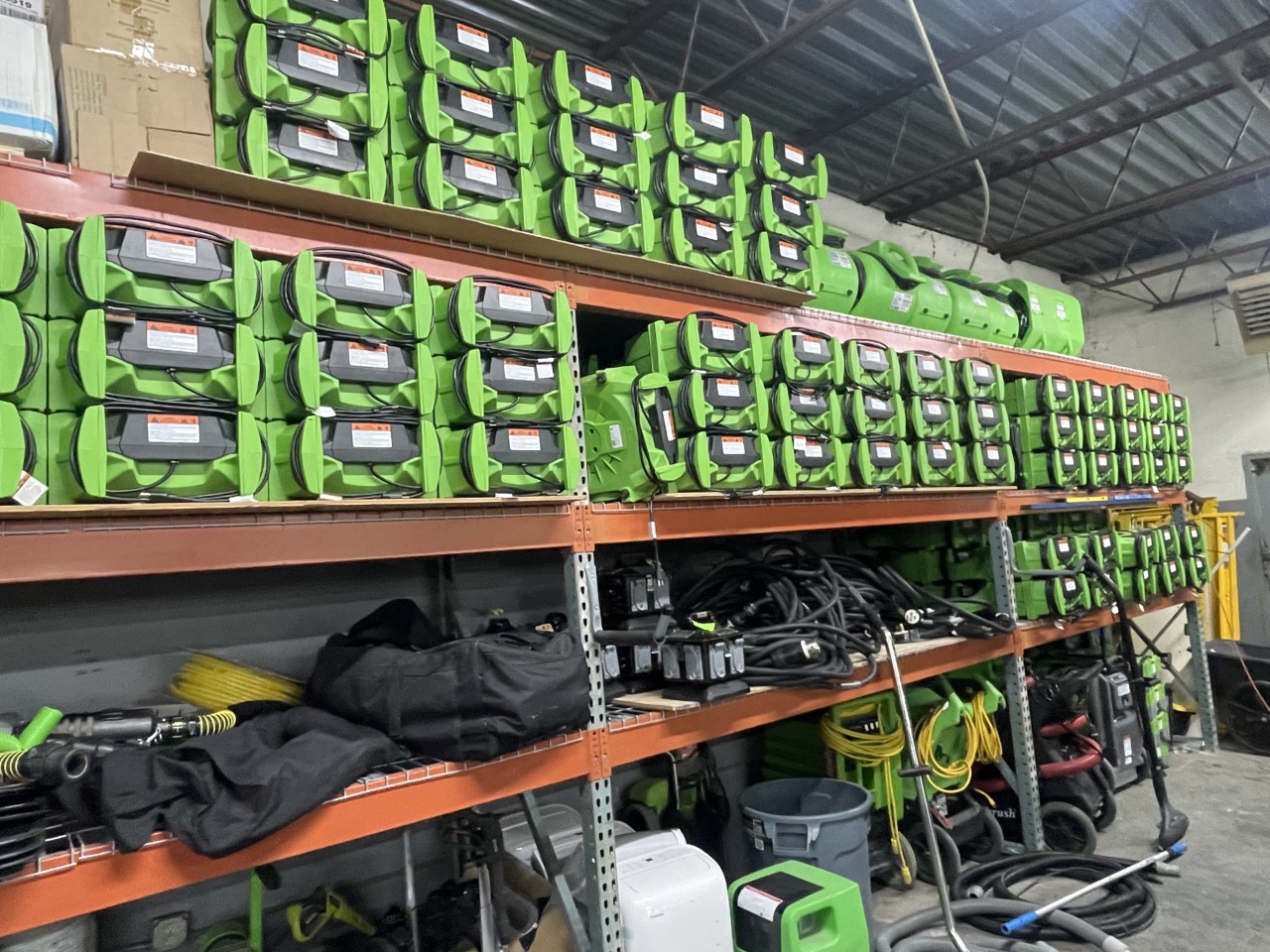 SERVPRO keeps a large inventory of equipment to be able to handle disasters of any size. Ranging from water mitigation, fire restoration, mold remediation, COVID cleaning and reconstruction services.