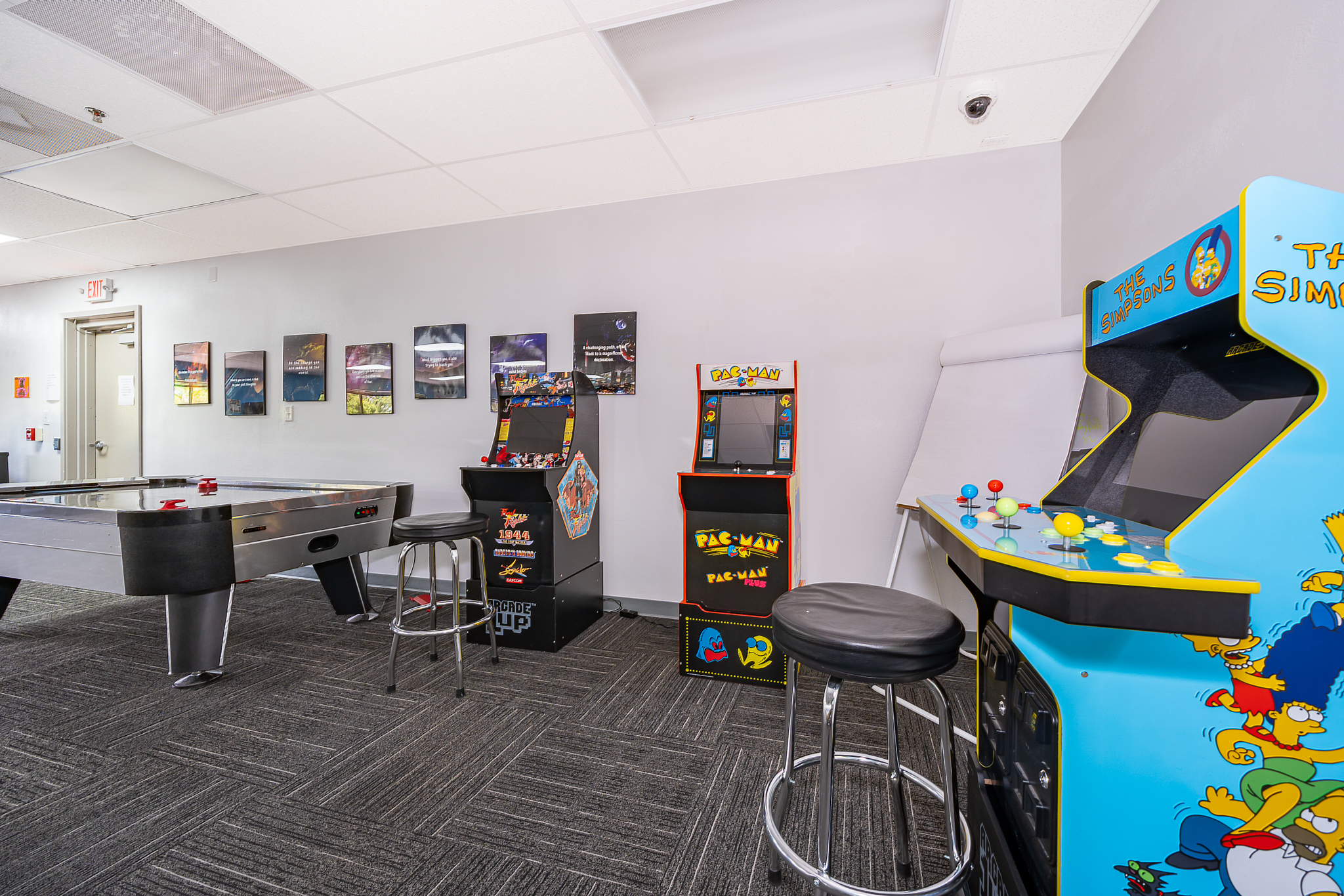 A casual, welcoming space designed for peer connection and downtime.