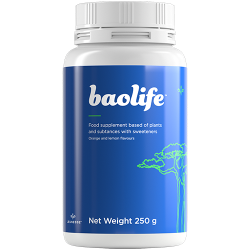 BaoLife® Nahrungsergänzungsmittel auf pflanzlicher Basis mit Süßstoffen

Fühl dich innerlich ausgeglichen mit BaoLife: der Fünf-Ballaststoffe-Fruchtgetränkemischung, die Baobab-Frucht und andere pflanzliche Zutaten enthält, damit deine Verdauung wie ein Uhrwerk funktioniert, dein Appetit unter Kontrolle*, und deine Darmbakterien im Gleichgewicht bleiben.