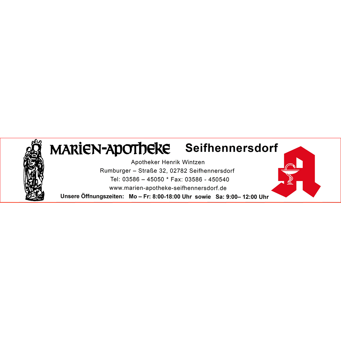 Logo Logo der Marien-Apotheke Seifhennersdorf