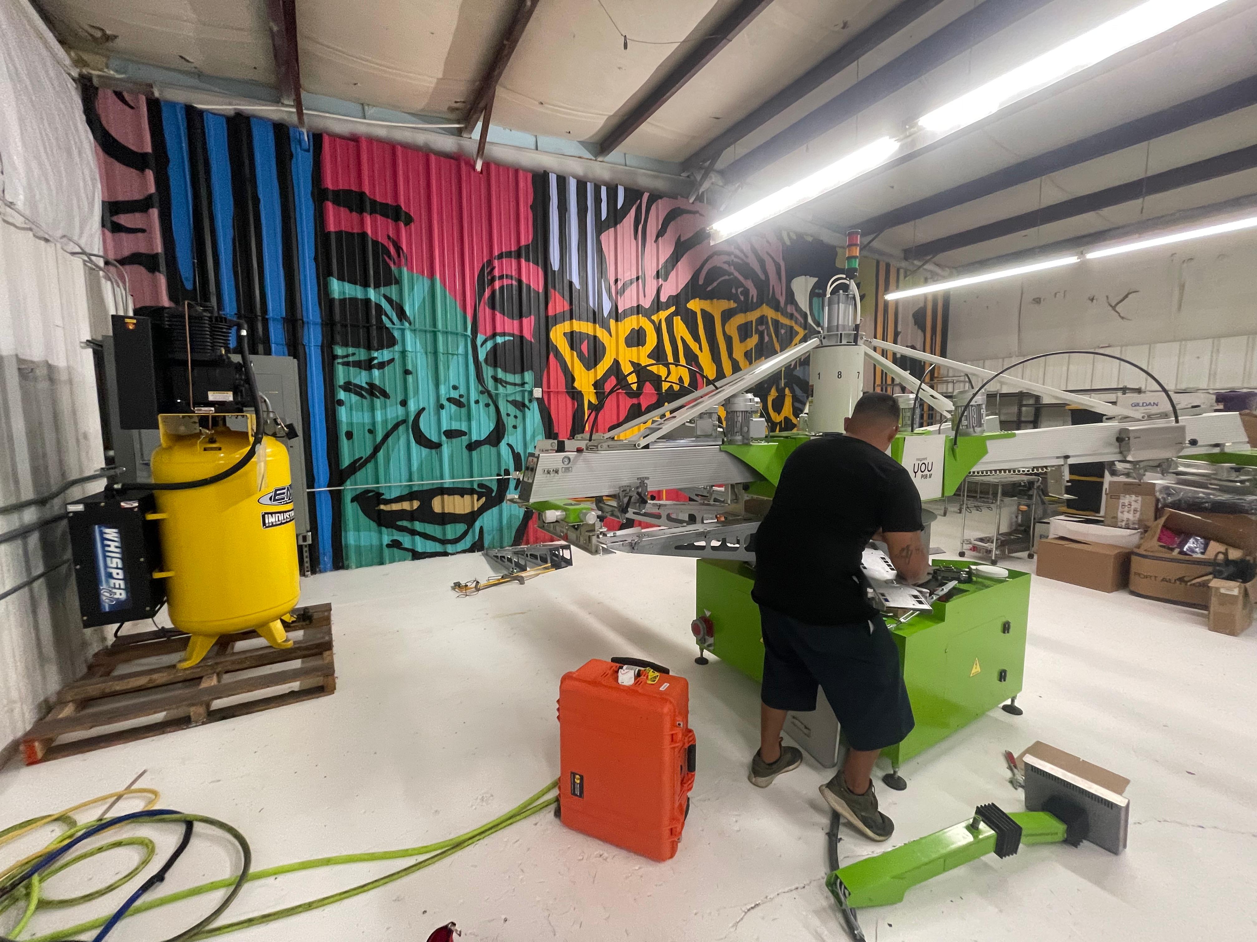 Our automatic equipment is a screen printer's best friend!