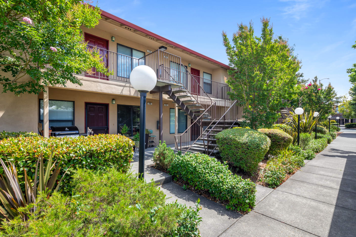 Property exterior at Manor Apartments in Rohnert Park, CA 94928