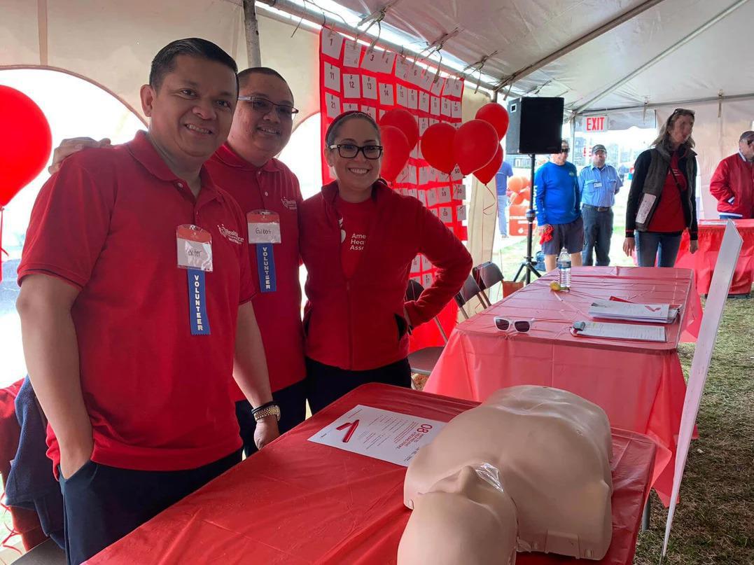 Health Force Training Center at CPR Week Event