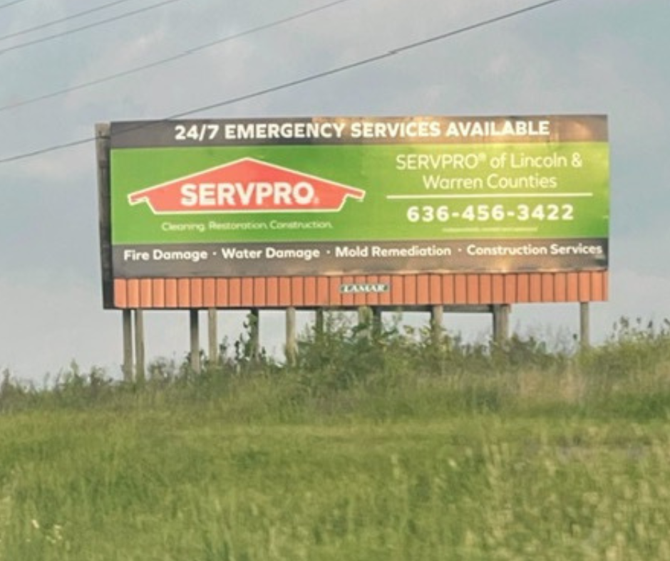 SERVPRO of Lincoln & Warren Counties signage