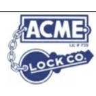 ACME Lock Co Logo