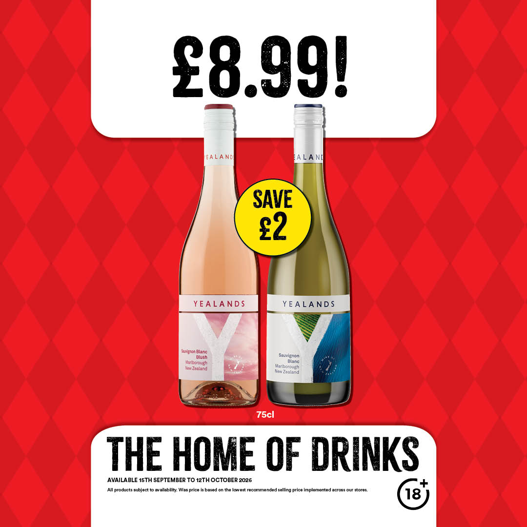 &pound;8.99 on selected wines