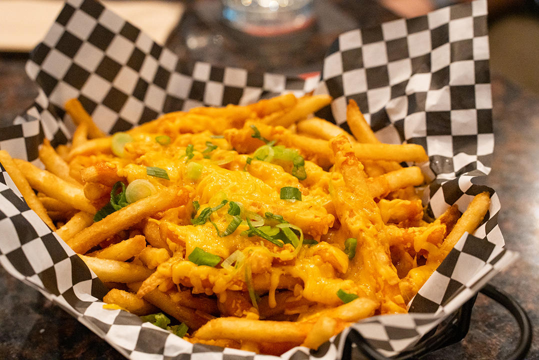 The Tram Club's famous cheesy fries