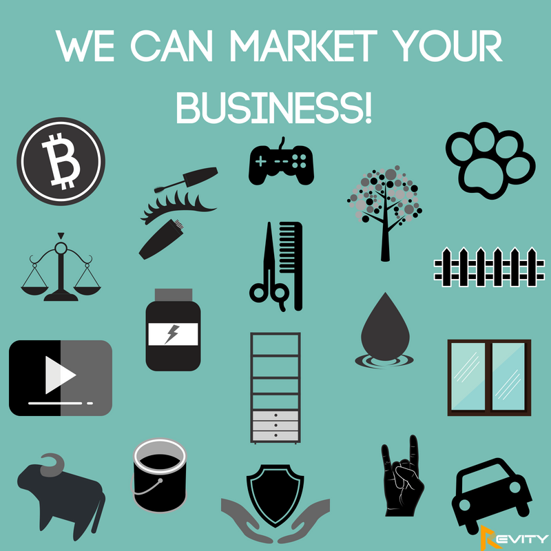 We have experience marketing a wide variety of businesses! We can market anything from cosmetology schools to car products to streaming services and everything in between!