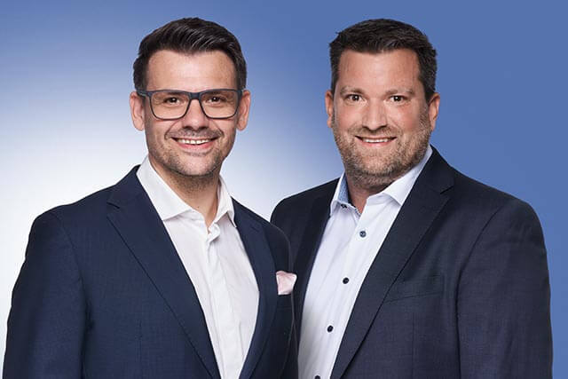 Hauptvertreter Björn Höflinger und Markus Schröder