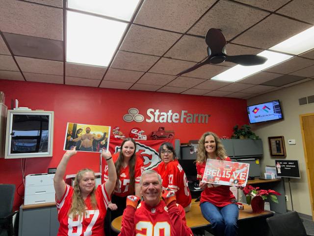 Cheering for our team!